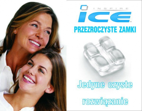 System Ice - przezroczyste zamki - niewidoczna ortodoncja Raszyn